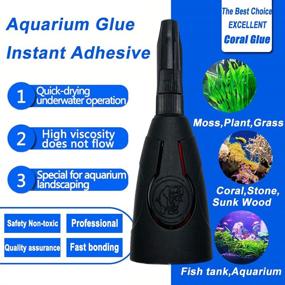 img 4 attached to Aquarium Cyanoacrylate，Black Upgraded Packaging Instant