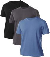 yomover men's workout t shirts 3 pack - stay cool, quick dry, perfect for running, fishing, sports, gym, and home logo