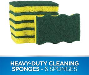 img 3 attached to 🌿 Dawn 438060 Sponges: The Ultimate Green/Yellow Cleaning Solution