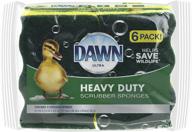 🌿 dawn 438060 sponges: the ultimate green/yellow cleaning solution logo