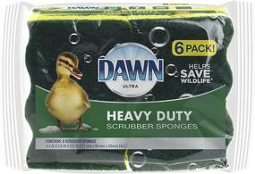 img 4 attached to 🌿 Dawn 438060 Sponges: The Ultimate Green/Yellow Cleaning Solution