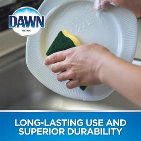 img 2 attached to 🌿 Dawn 438060 Sponges: The Ultimate Green/Yellow Cleaning Solution