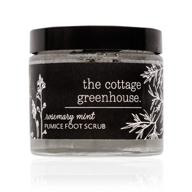 cottage greenhouse rosemary pumice scrub logo