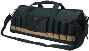 img 3 attached to 👜 CLC Custom Leathercraft 1164 Megamouth Tote Bag: Ultimate Storage with 32 Pockets - 24 In.