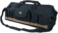 👜 clc custom leathercraft 1164 megamouth tote bag: ultimate storage with 32 pockets - 24 in. logo