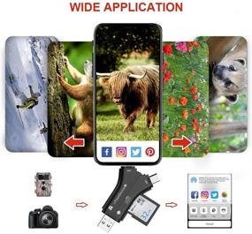 img 1 attached to 📸 Game & Trail Camera SD Card Reader Viewer: Ideal for Hunting, Outdoor Sports, and Home Security