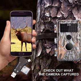 img 2 attached to 📸 Game & Trail Camera SD Card Reader Viewer: Ideal for Hunting, Outdoor Sports, and Home Security