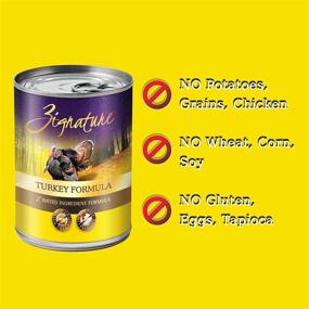 img 3 attached to 🦃 Premium Zignature Grain Free Turkey Canned Dog Food - 13oz Size