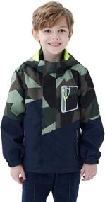 img 4 attached to 👦 Boys' Clothing: MGEOY Lightweight Waterproof Raincoats Windbreakers at Jackets & Coats