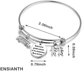 img 3 attached to 🚌 ENSIANTH Bus Driver Bracelet: A Wonderful Appreciation Gift for Bus Drivers and Students