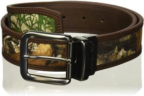 img 3 attached to 🌳 Brown Reversible Inlay Men's Accessories and Belts by Realtree - Enhancing SEO