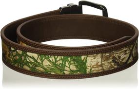img 1 attached to 🌳 Brown Reversible Inlay Men's Accessories and Belts by Realtree - Enhancing SEO