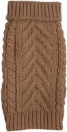 🐶 fabdog turtleneck chunky dog sweaters – cozy, vibrant, insulating – winter attire for puppies & large dogs – sizes 8” to 24” логотип