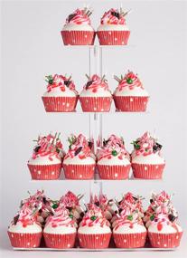 img 2 attached to YestBuy Maypole Wedding Acrylic Cupcake