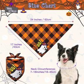 img 1 attached to EXPAWLORER Halloween Dog Bandana Pack