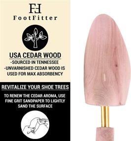 img 3 attached to 🥾 Optimized for SEO: FootFitter CW12 - Western Cedar Boot Tree, crafted from premium USA wood - Perfect Shoe Trees for Western Cowboy Style Boots