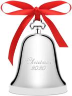 christmas silver luxiv ornament ribbon logo