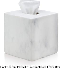 img 1 attached to Essentra Home Blanc Collection: Elegant White Toothbrush Holder for a Chic Bathroom