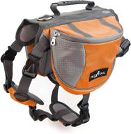 🐾 pettail lightweight hike gear saddlebags backpack - tactical training & travel essential for hound dogs logo