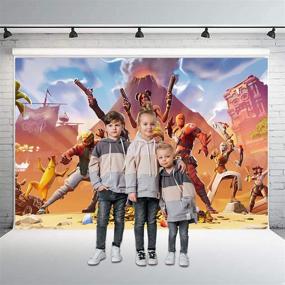 img 1 attached to Battle Royale Backdrop Видеоигры Праздничные атрибуты Фон Happy Birthday Party Banner Decorations Wall Decor Banner Studio Props