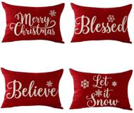 feleniw snowflake blessed christmas decorative logo