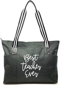 img 4 attached to Large Teacher Tote Bags Appreciation