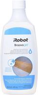 🧼 authentic irobot jet hard floor cleaning solution: ideal replacement part for braava robot mop accessory - clear logo