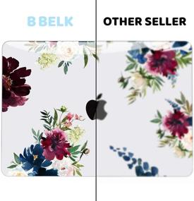 img 3 attached to 🌸 B BELK MacBook Pro 13 inch Case 2020-2016 Release - A2338 M1 A2289 A2251 A2159 A1989 A1708 A1706 - Flower Glossy Hard Shell + Keyboard + Screen Protector