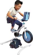 🚲 little tikes pelican explore & fit cycle fun - adjustable fitness exercise equipment for kids stationary bike with videos, built-in bluetooth speaker - gifts for kids, toys for boys and girls ages 3-7 years old logo