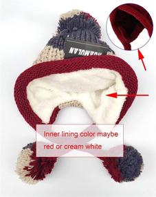 img 1 attached to ❄️ Stay Warm in Style with the HUAMULAN Women Winter Peruvian Beanie Hat Ski Cap