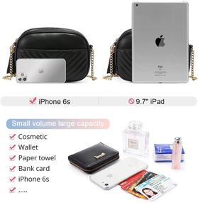 img 2 attached to 💼 Стильная сумка через плечо для женщин: круглая стеганая клатч с кисточкой – премиум искусственная кожа!
