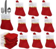 🧦 25 мини новогодние чулки от iconikal: праздничный комплект из 24 штук праздничных украшений логотип