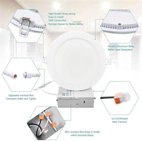 img 3 attached to 🔆 Enhance Your Space with Ultra Thin 2700K 5000K Selectable Downlight Brightness