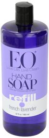 img 1 attached to EO Sulfate-Free Moisturizing Hand Soap Refill - French Lavender - 32oz - Pack of 2: Effective Hydration for Your Hands