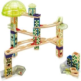 img 4 attached to 🎯 Enhance Learning & Education with Quadrilla Wooden Construction Marble Runs - Get a Chance to Win!