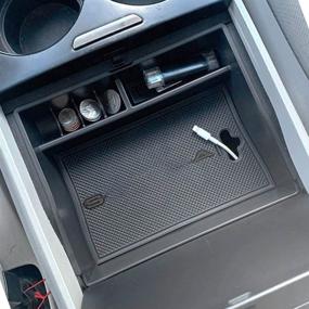 img 1 attached to Enhance Your Toyota Sienna's Storage Capacity with EDBETOS Center Console Organizer Tray - Compatible with 2011-2020 Models!