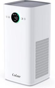 img 3 attached to 🏠 Ultra Quiet Essential Oil Air Purifier Colzer для дома в спальне 3000 кв. футов/с Очистка свежего воздуха, эффективное улавливание перьев домашних животных, устранение запахов или дыма с 360° HEPA активированным угольным фильтром, модель KJ580 с управлением через Wi-Fi.