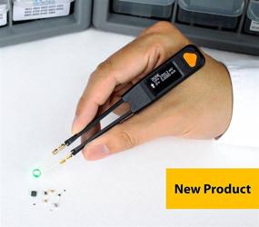 img 3 attached to 🔍 LCR Research Pro1 Plus - High Precision 100KHz LCR Meter with 0.1% Accuracy, LED Tester, ESR Meter, Smart SMD Tweezers, and Spare Test Tips