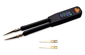 img 4 attached to 🔍 LCR Research Pro1 Plus - High Precision 100KHz LCR Meter with 0.1% Accuracy, LED Tester, ESR Meter, Smart SMD Tweezers, and Spare Test Tips