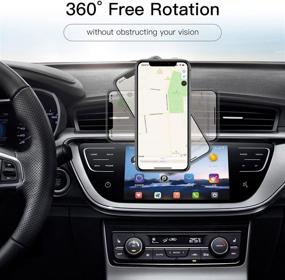 img 1 attached to 📱 Suction Cup Car Phone Holder Mount, [2021 Update] 2 in 1 Car Vent and Dashboard Phone Holder for Universal 360° Rotation, Compatible with All iPhone & Android Cell Phones - Red