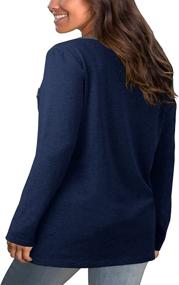 img 1 attached to Gloria Sarah Sweatshirts Sleeve Oversized Sports & Fitness in Team Sports