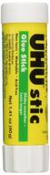 🖌️ uhu 99655 clear/white glue stick, 1.41 oz, pack of 6 logo