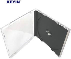 img 3 attached to Премиум чёрный CD Jewel Case (50 шт.) с стандартом KEYIN