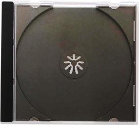 img 4 attached to Премиум чёрный CD Jewel Case (50 шт.) с стандартом KEYIN