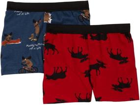 img 1 attached to Hatley Little Moose Boxer Multi