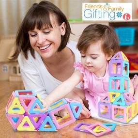 img 1 attached to 🏗️ BOZTX Magnetic Educational Construction Set: Enhancing Development