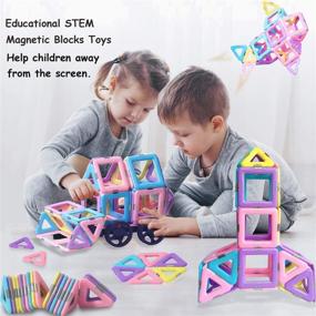 img 2 attached to 🏗️ BOZTX Magnetic Educational Construction Set: Enhancing Development