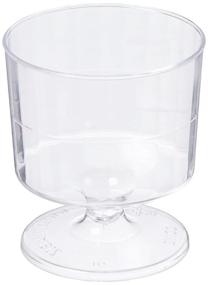 img 1 attached to Classicware Plastic Pedestal Capacity 240 Count