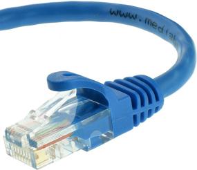 img 4 attached to Enhanced Ethernet Cable by Mediabridge - 15ft, 🔌 Supports Cat6/5e/5, 550MHz, 10Gbps - High-Speed RJ45 Cord (Part# 31-399-15X)