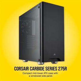 img 3 attached to CORSAIR CARBIDE 275R Gaming Case with Window Side Panel - Black, Mid-Tower